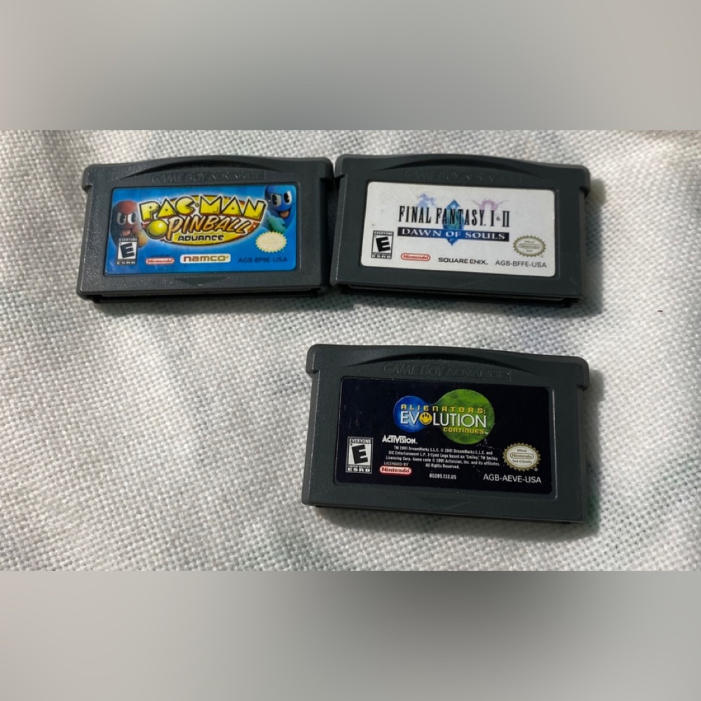 Nintendo Gameboy Advance Games Bundles 3 Awesome Games at a Great Price!